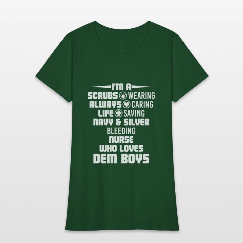 Scrubs Wearing Always Caring Life Saving Nurse