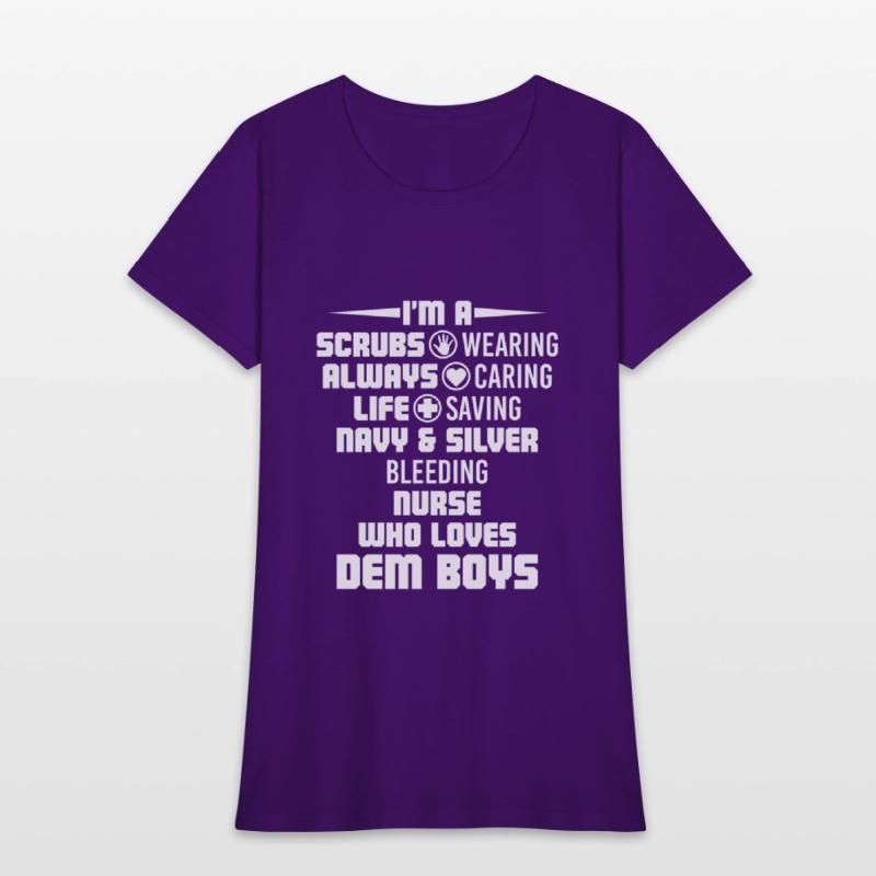 Scrubs Wearing Always Caring Life Saving Nurse