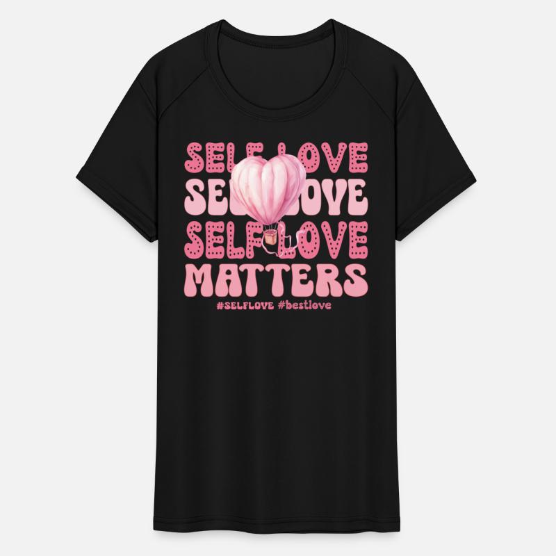 Self love matters Valentine's day Hot air balloon