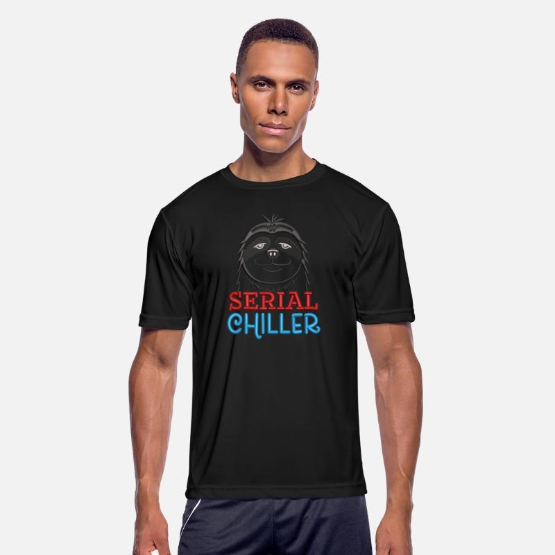 Serial Chiller Funny Sloth Embrodery Effect