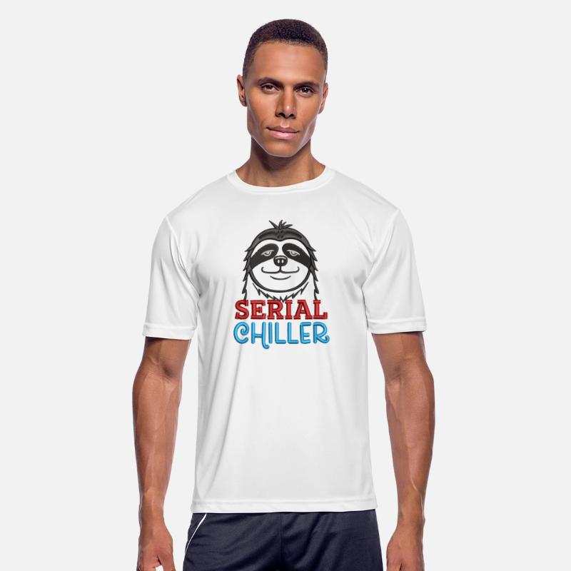 Serial Chiller Funny Sloth Embrodery Effect