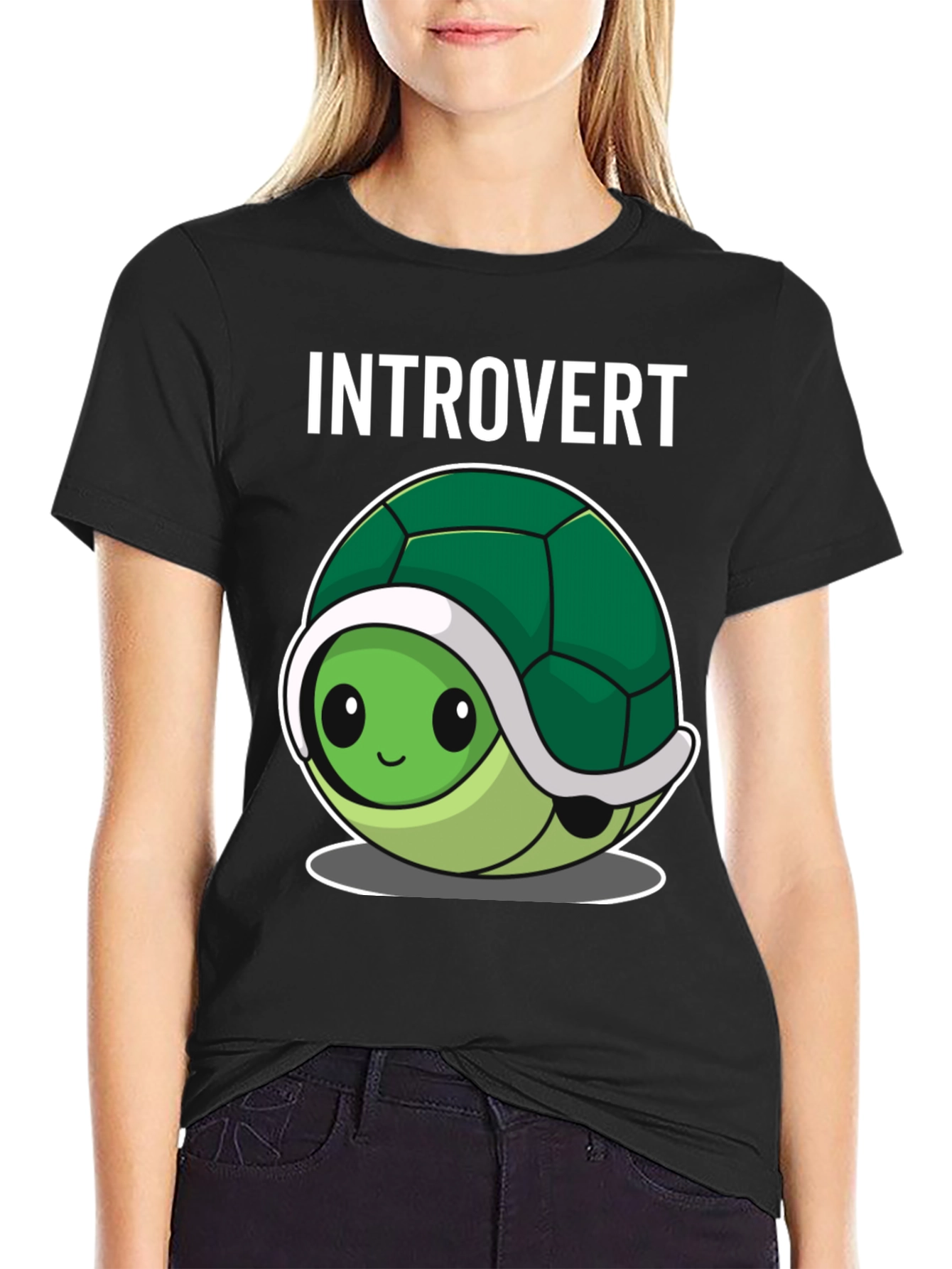 Introvert Turtle Tee - Cute & Comfy
