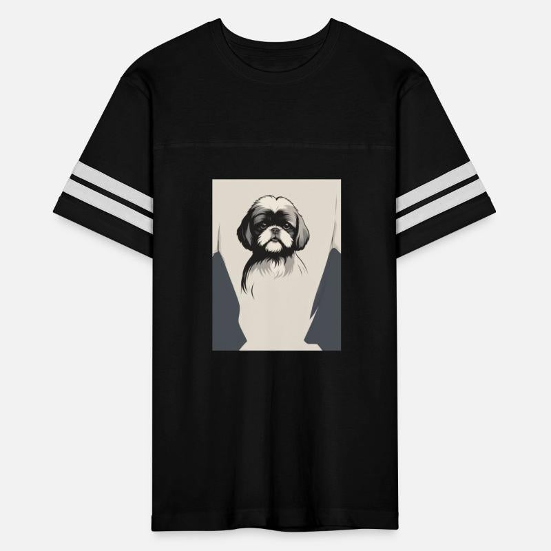 Shih Tzu Dog 3 - Japanese Retro Art