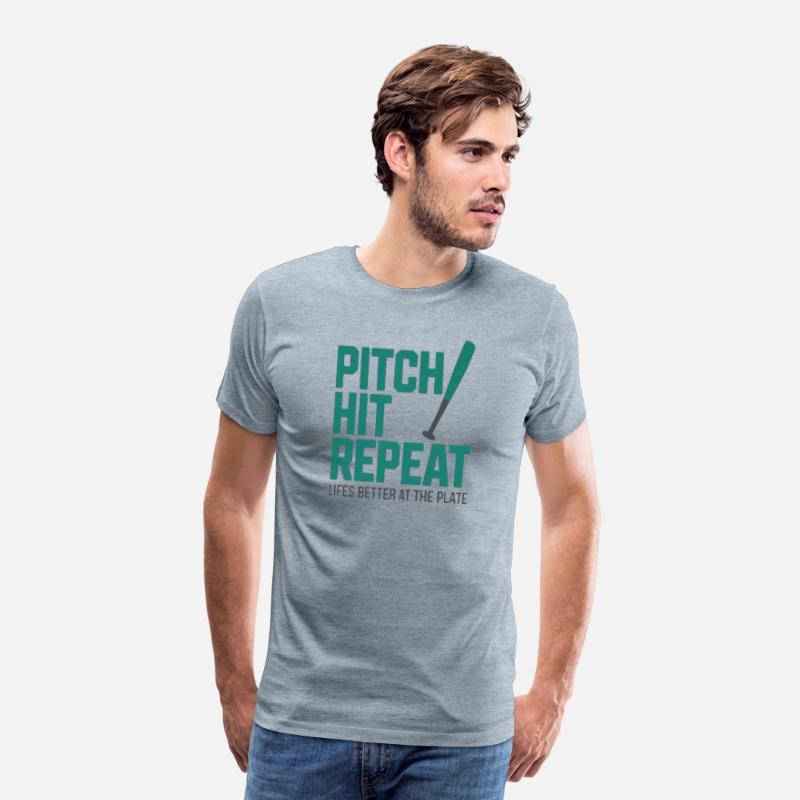 Shirt- Pitch Hit Repeat Life’s Better at the Plate