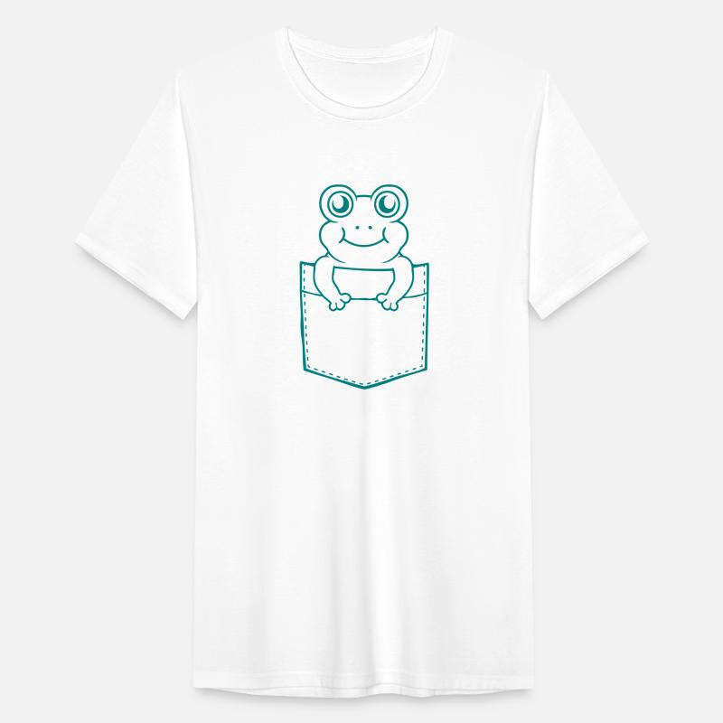 Shirt pocket small cute frog