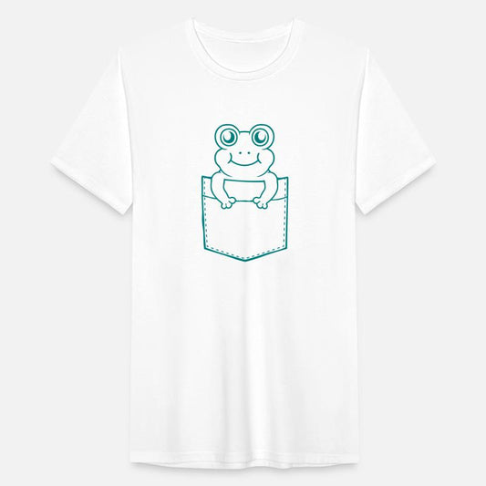 Shirt pocket small cute frog