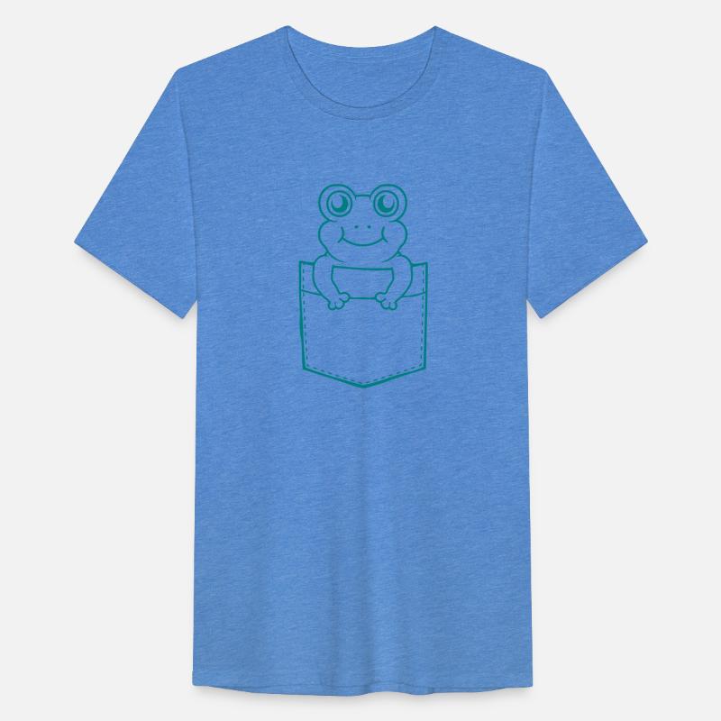 Shirt pocket small cute frog