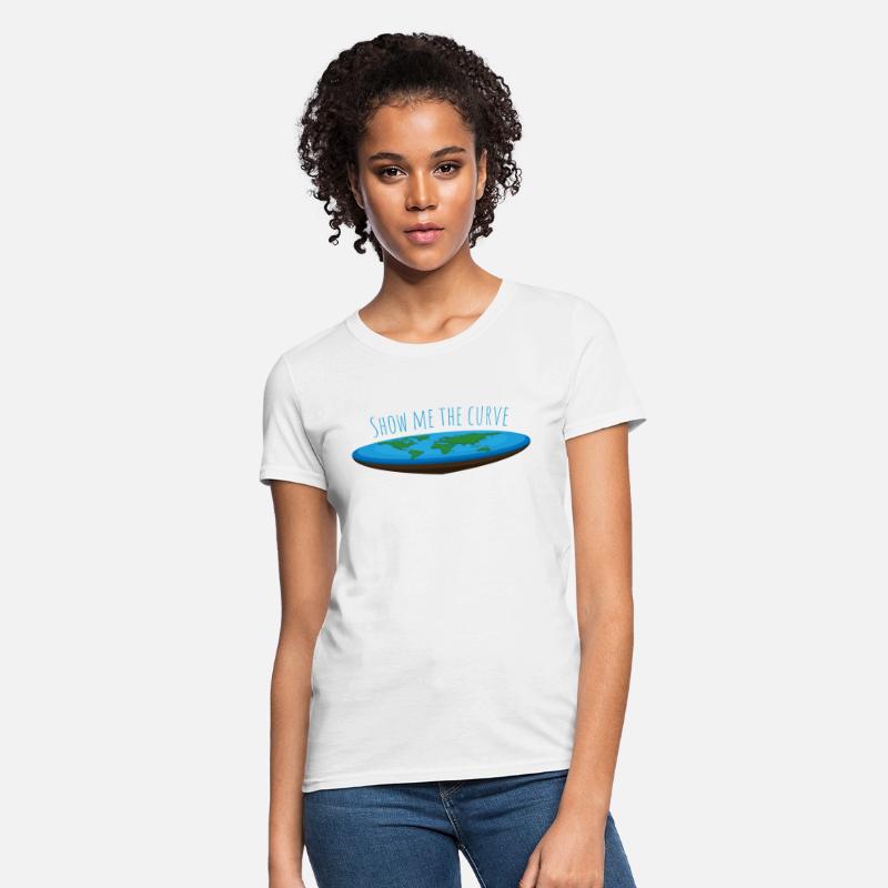 Show Me the Curve – Sarcastic Flat Earth Design