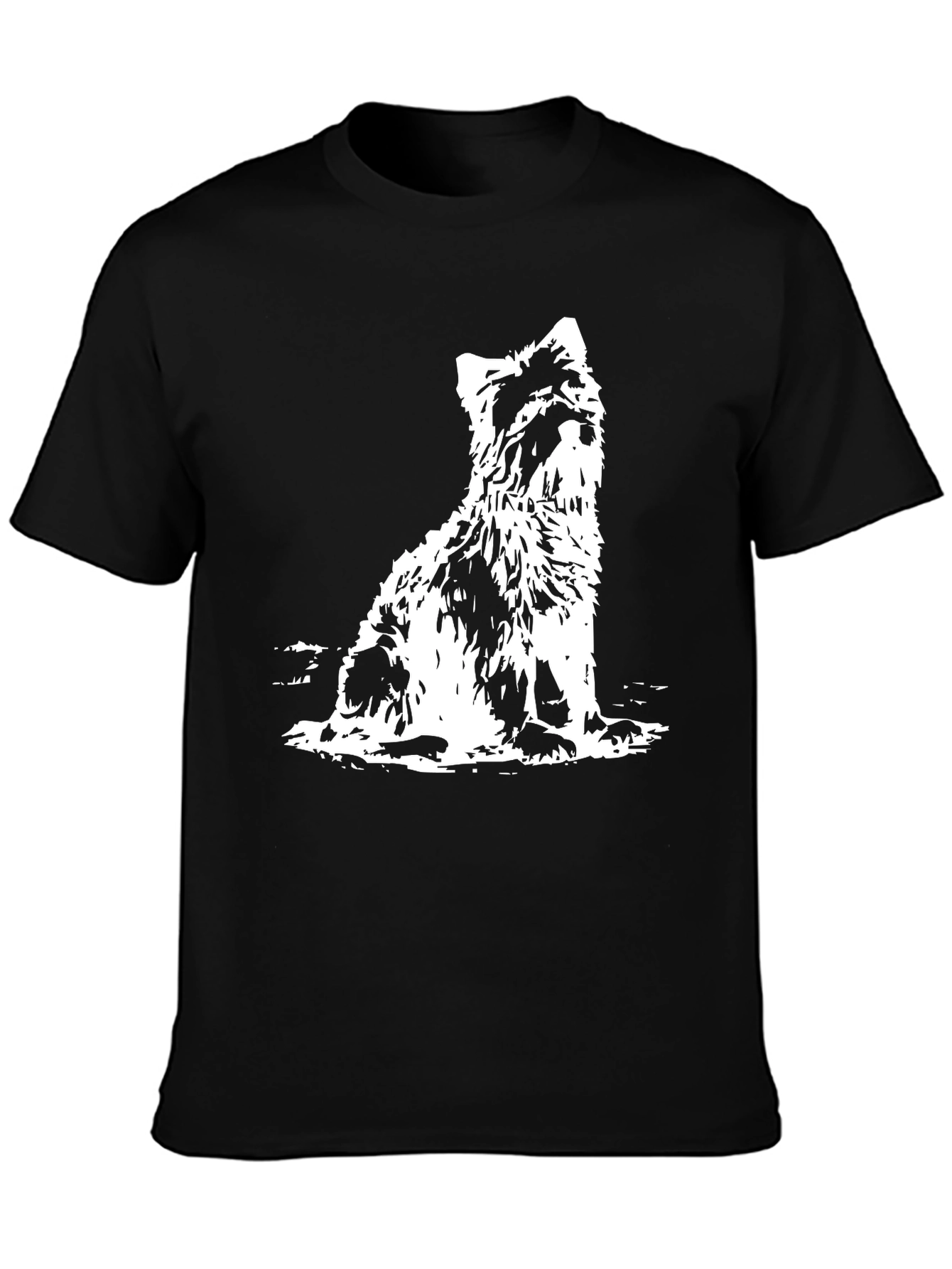 Black Dog Graphic T-Shirt