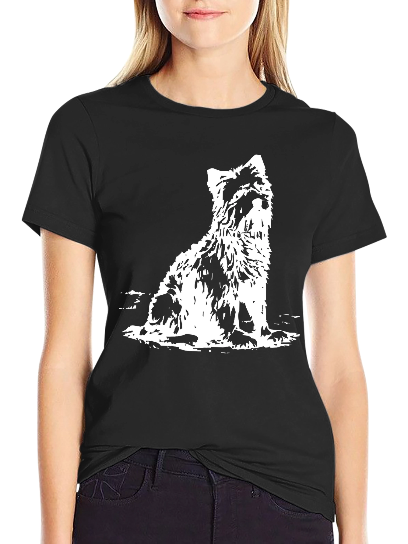Black Dog Graphic T-Shirt