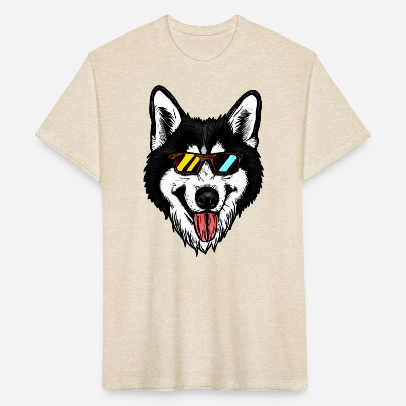 SIBERIAN HUSKY DRAWING PUPPY ART PETS DOGS ANIMALS