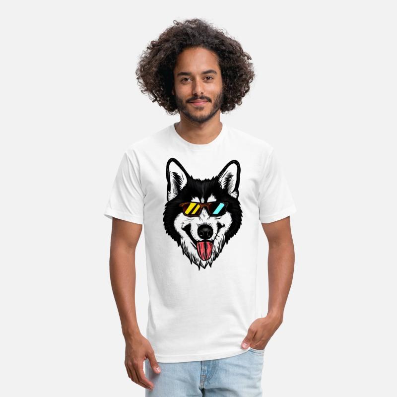 SIBERIAN HUSKY DRAWING PUPPY ART PETS DOGS ANIMALS