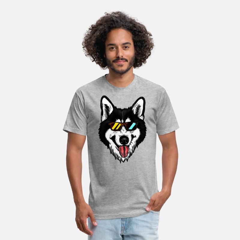 SIBERIAN HUSKY DRAWING PUPPY ART PETS DOGS ANIMALS