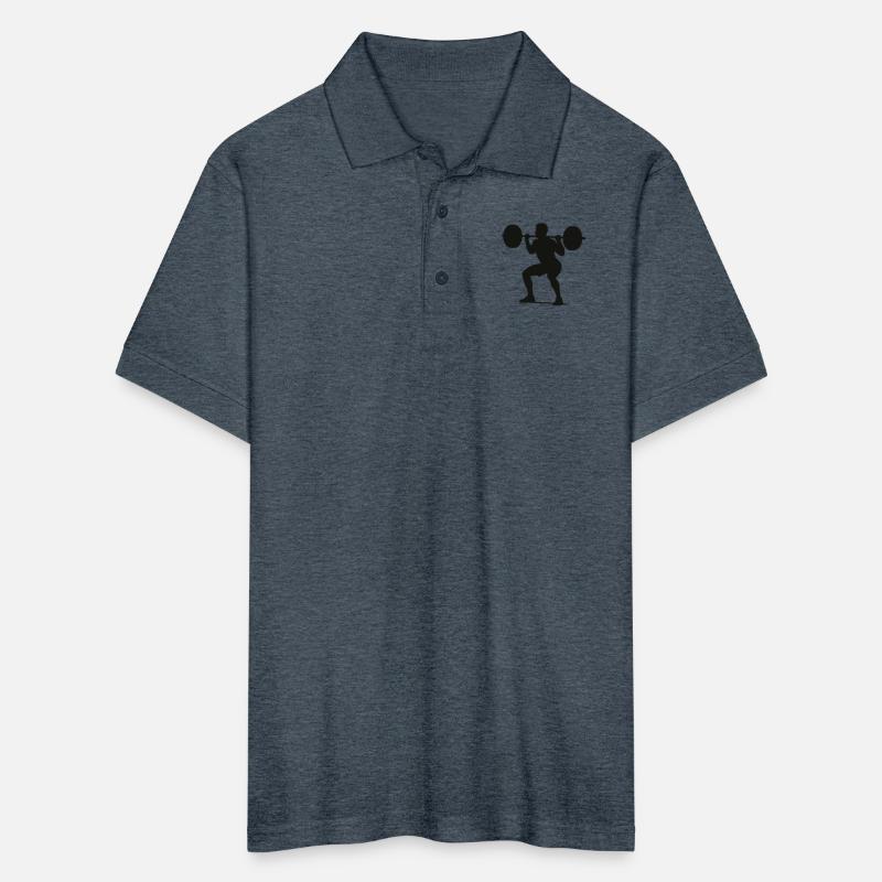 Silhouette of a Weightlifter in Motion