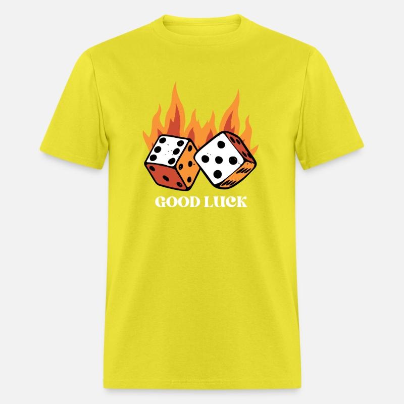 Simple Fiery Dice Illustration Quote