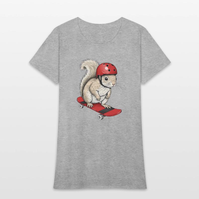 Skater Squirrel – Funny Animal on Skateboard with