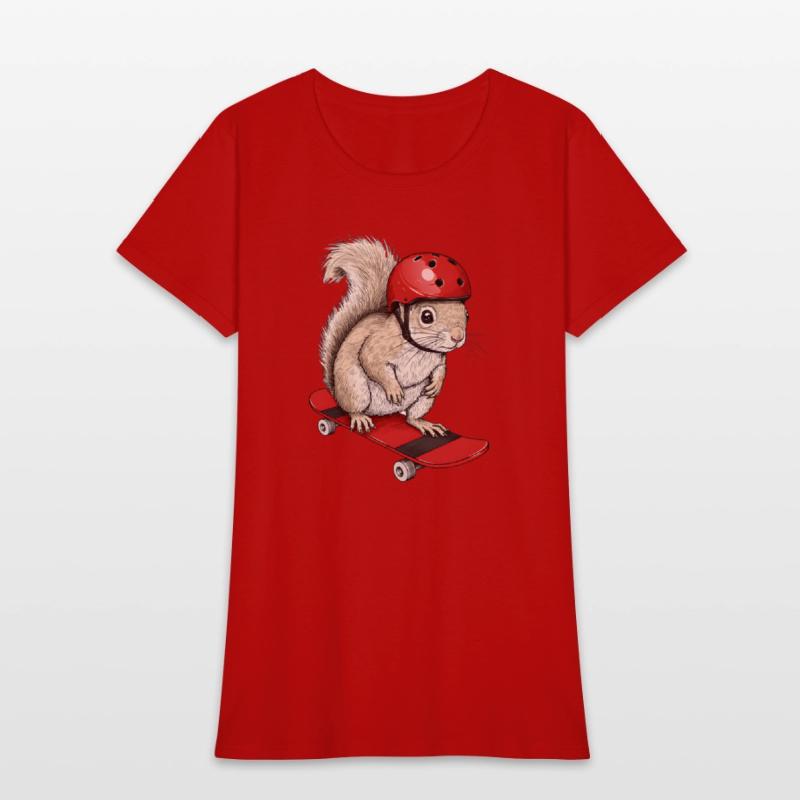 Skater Squirrel – Funny Animal on Skateboard with