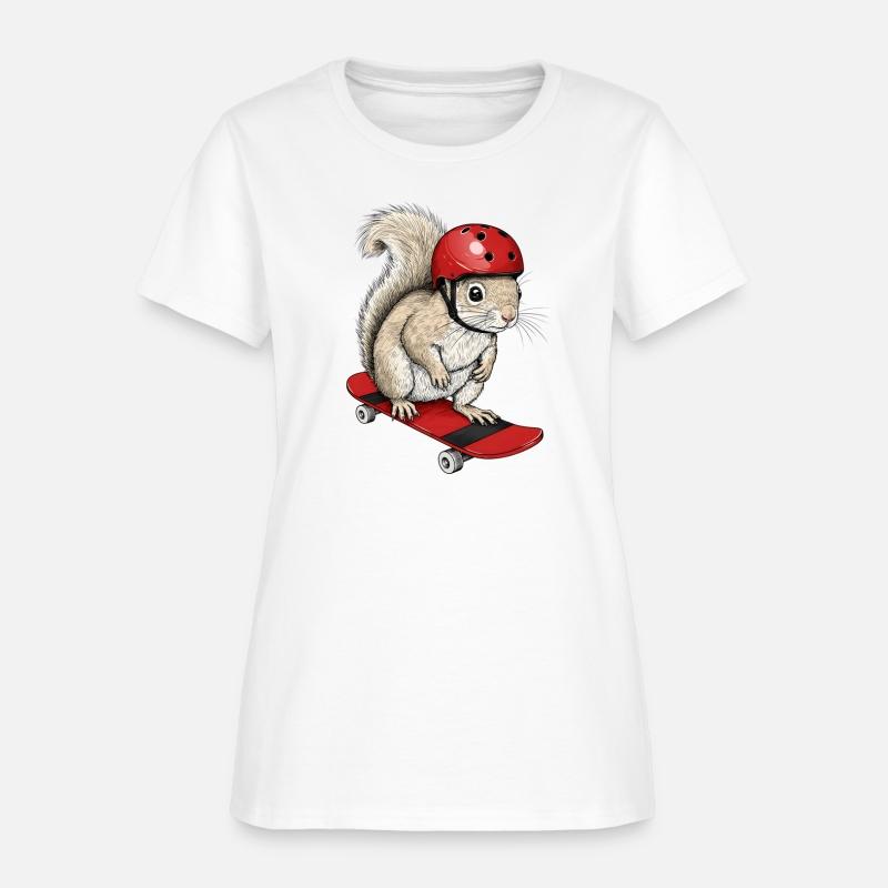 Skater Squirrel – Funny Animal on Skateboard with