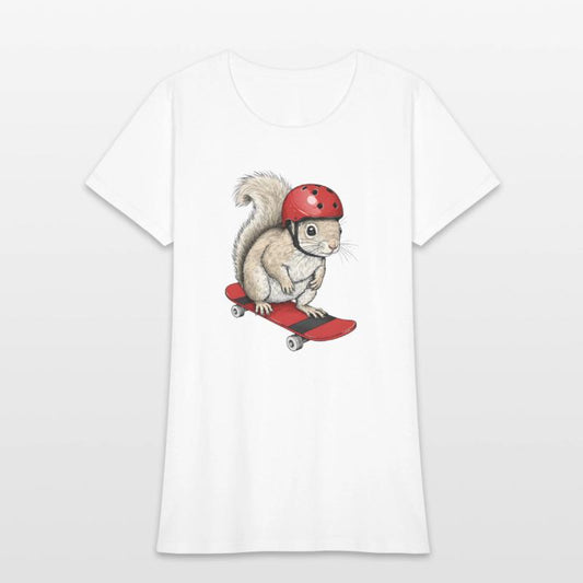 Skater Squirrel – Funny Animal on Skateboard with