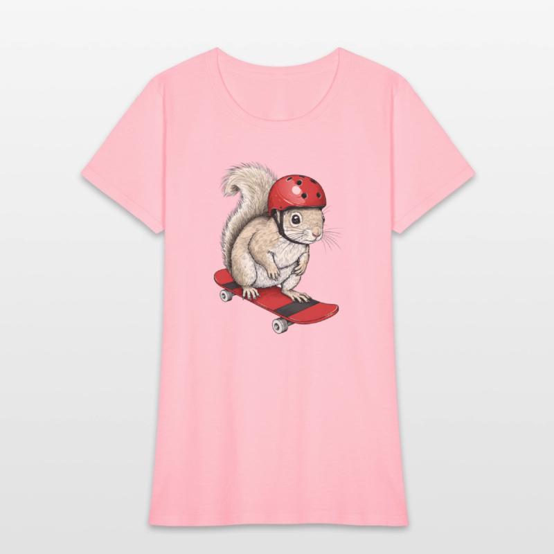 Skater Squirrel – Funny Animal on Skateboard with