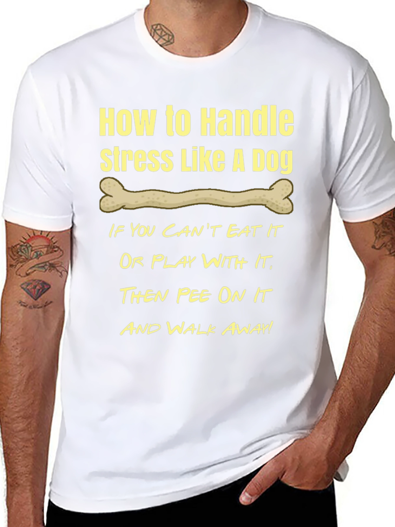 Funny Dog Stress Relief T-Shirt