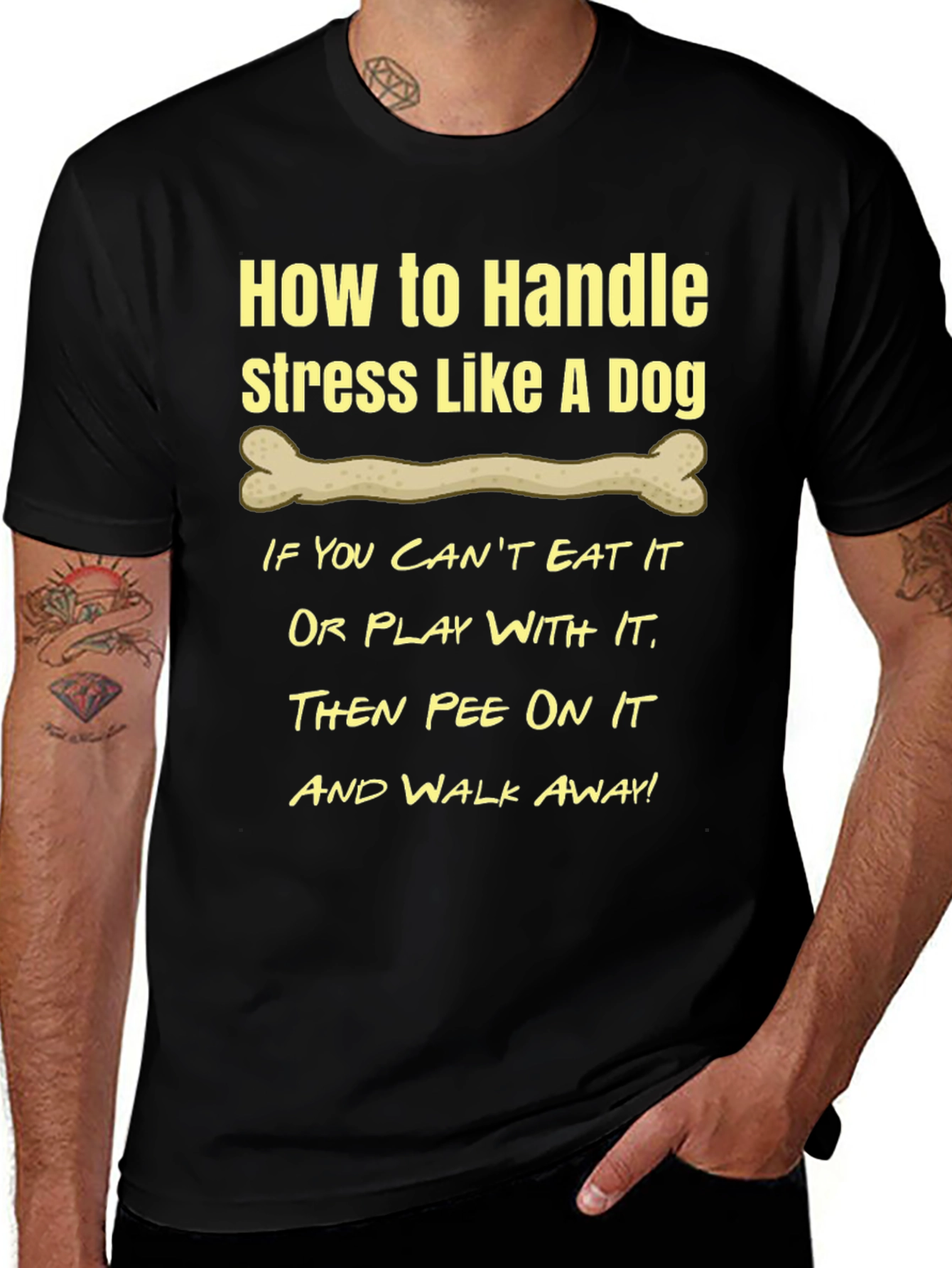 Funny Dog Stress Relief T-Shirt