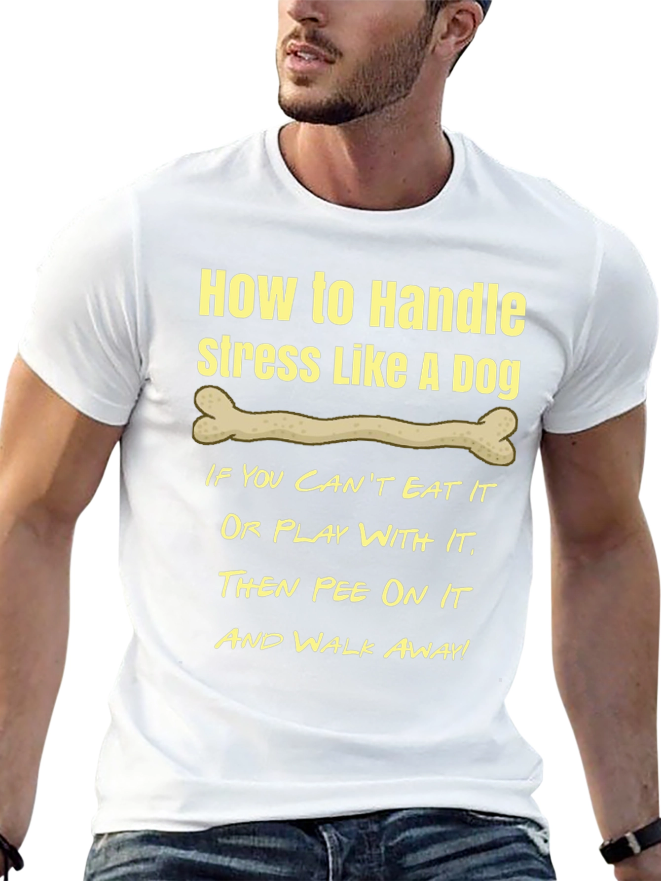 Funny Dog Stress Relief T-Shirt