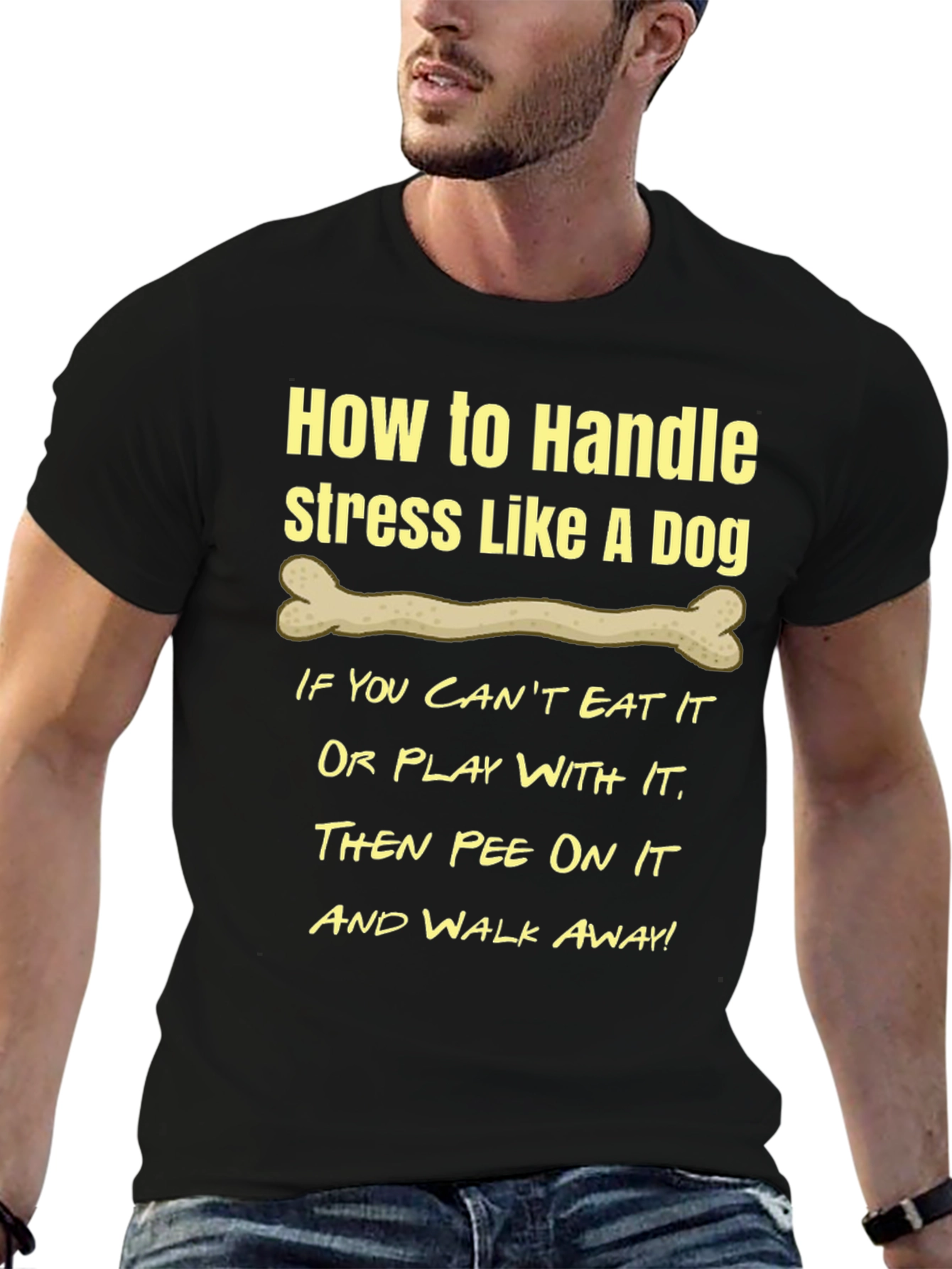 Funny Dog Stress Relief T-Shirt