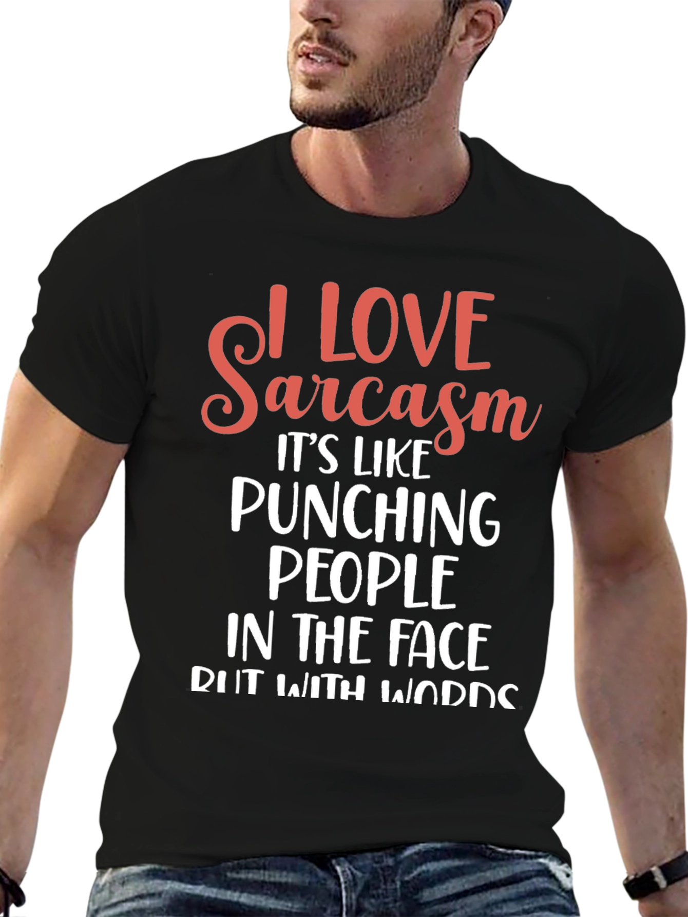 I LOVE Sarcasm Graphic T-Shirt