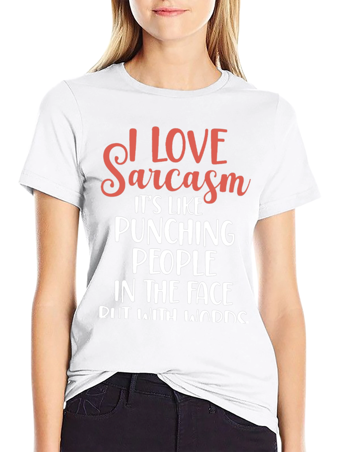 I LOVE Sarcasm Graphic T-Shirt