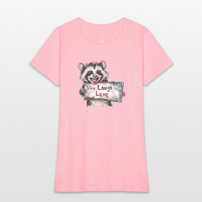 Smiling opossum holding