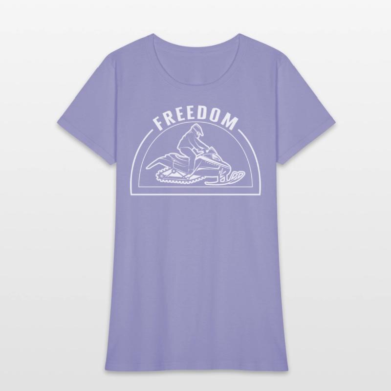 Snowmobile Shirt, Freedom Tee, Winter