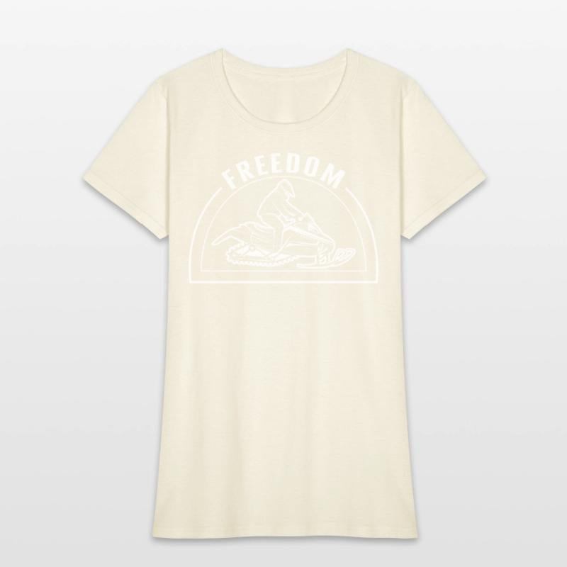 Snowmobile Shirt, Freedom Tee, Winter