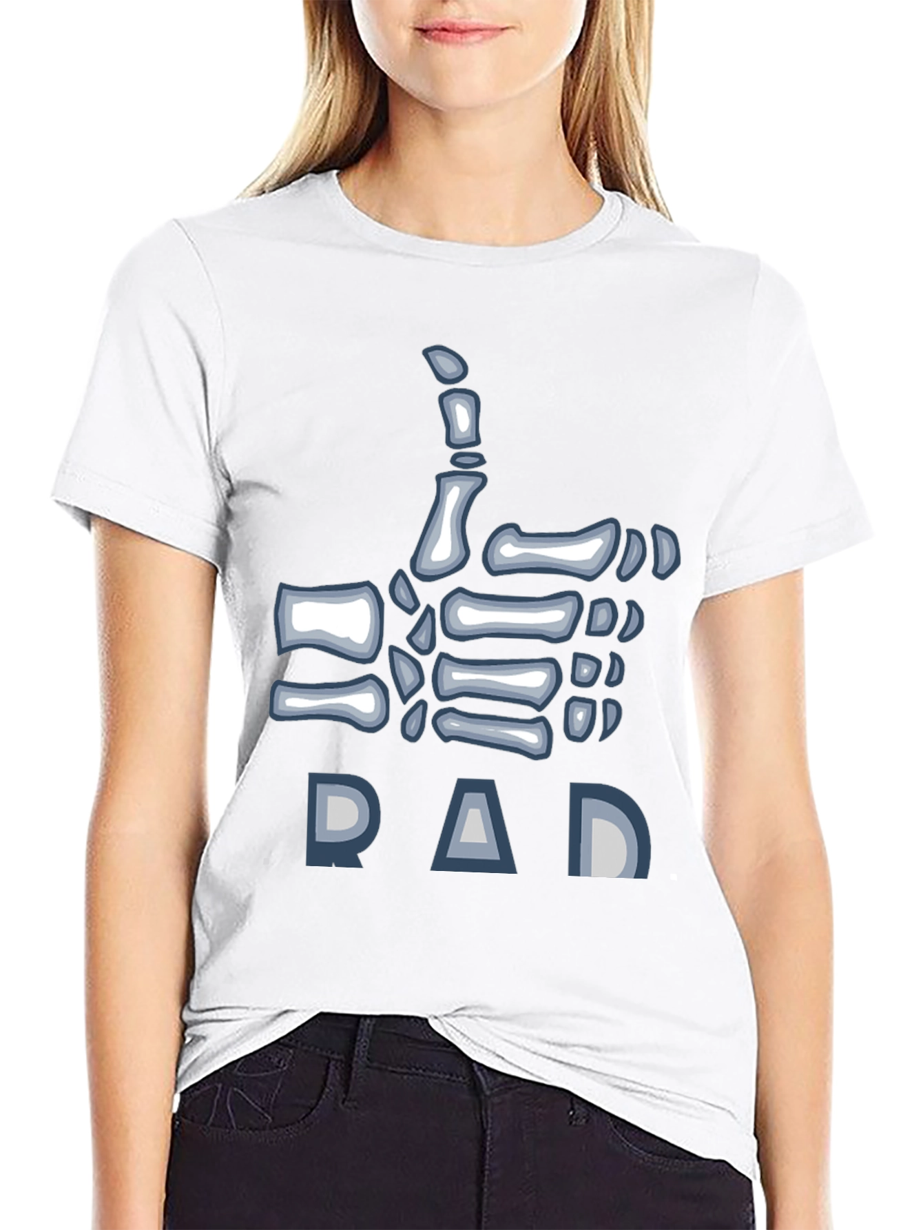 Rad Dad Skeleton Hand T-Shirt