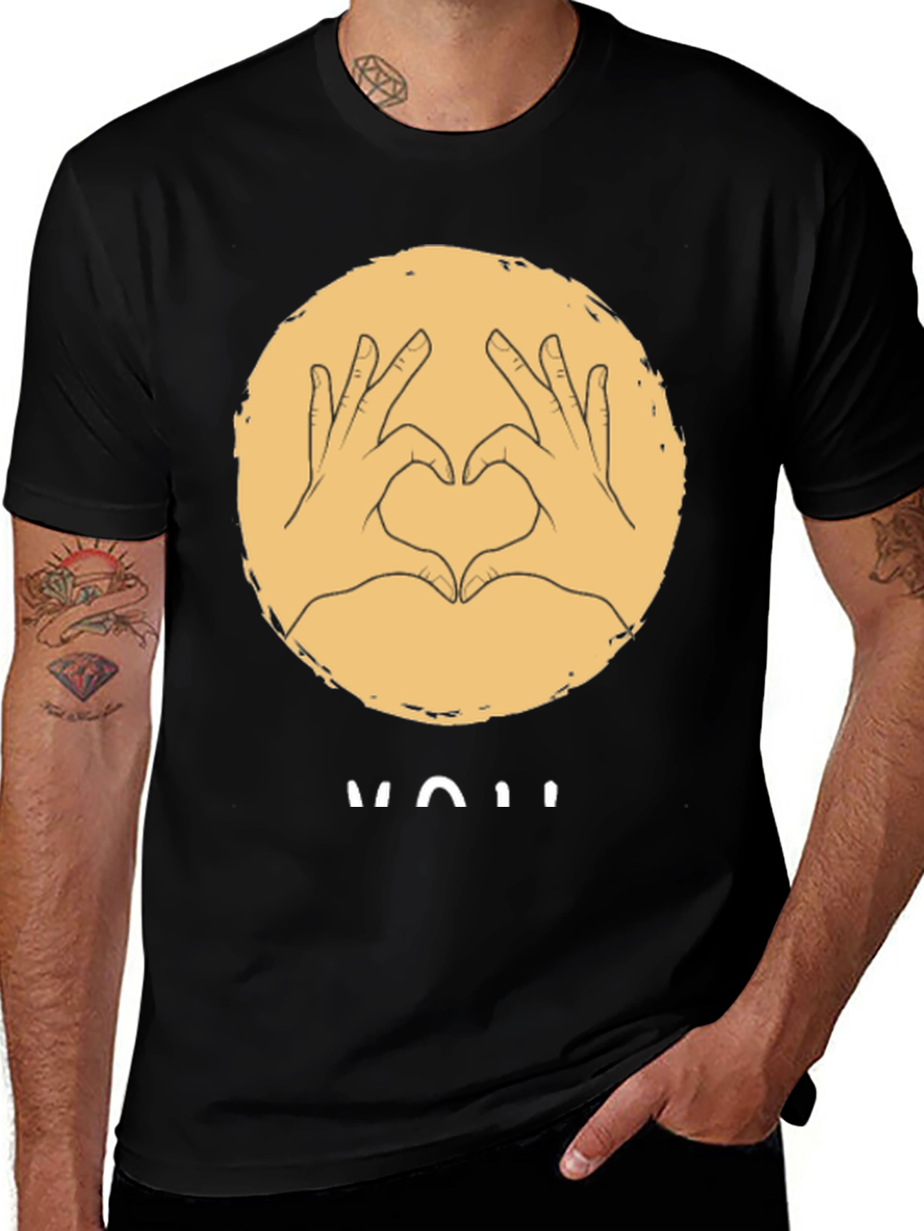 Love Hand Sign Graphic Tee