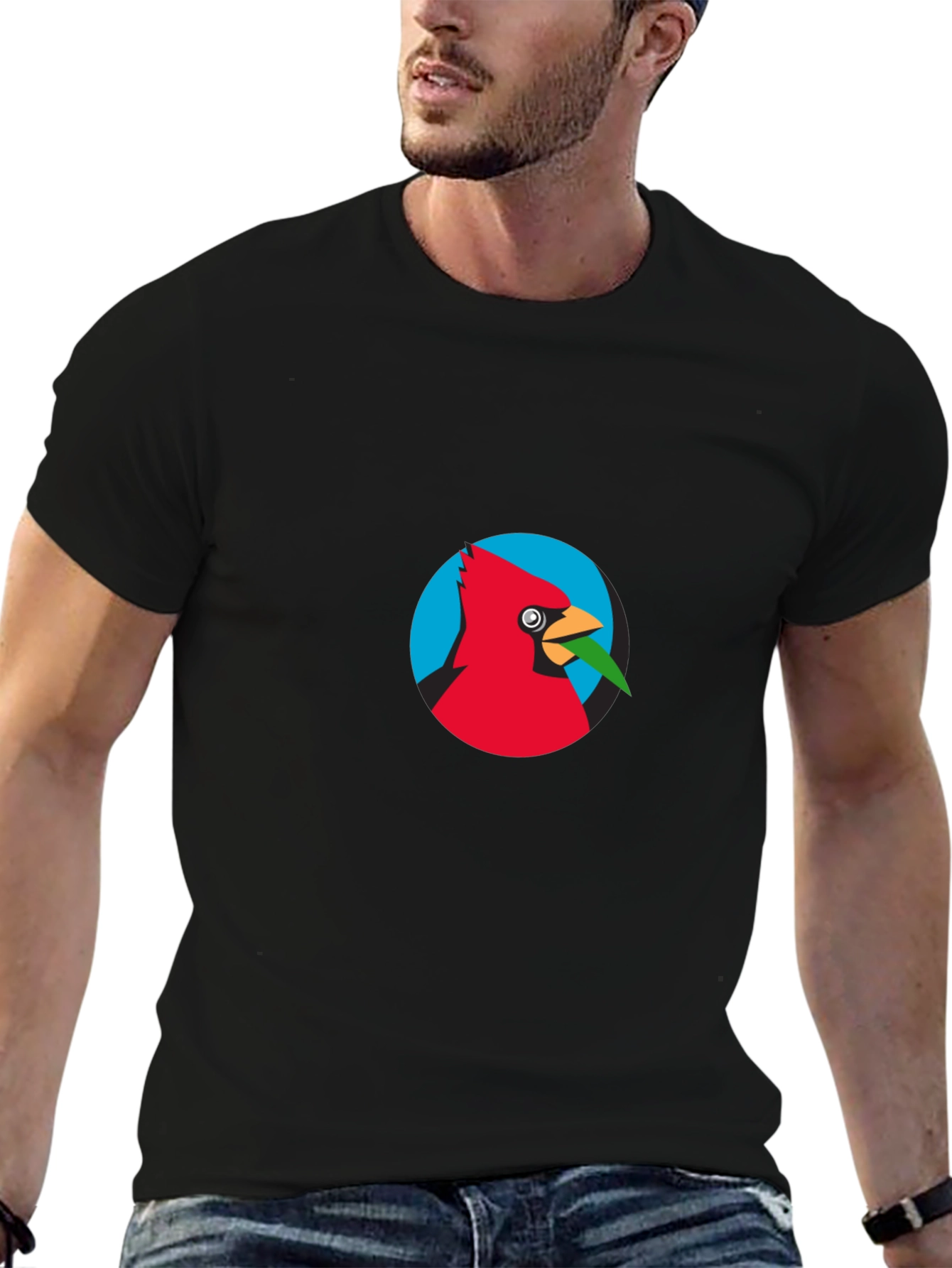 Cardinal Bird Graphic Tee - Stylish Unisex T-Shirt