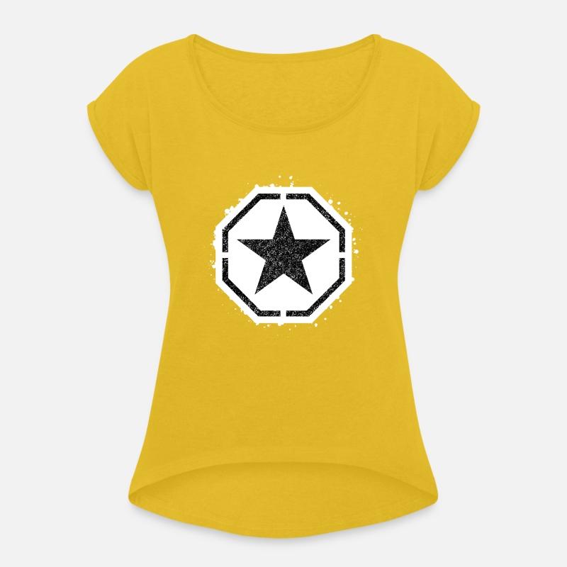 Sponge stencil Star inside octagon