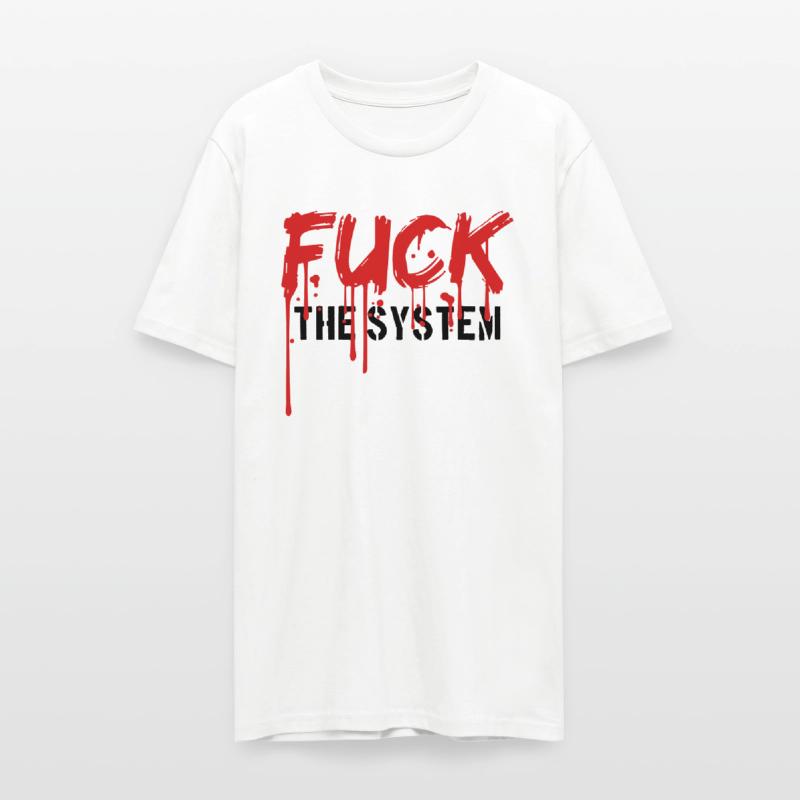 spray graffiti blood drop rebellious fuck the syst