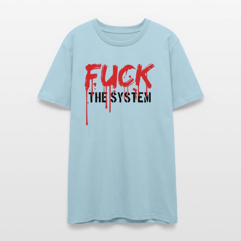 spray graffiti blood drop rebellious fuck the syst