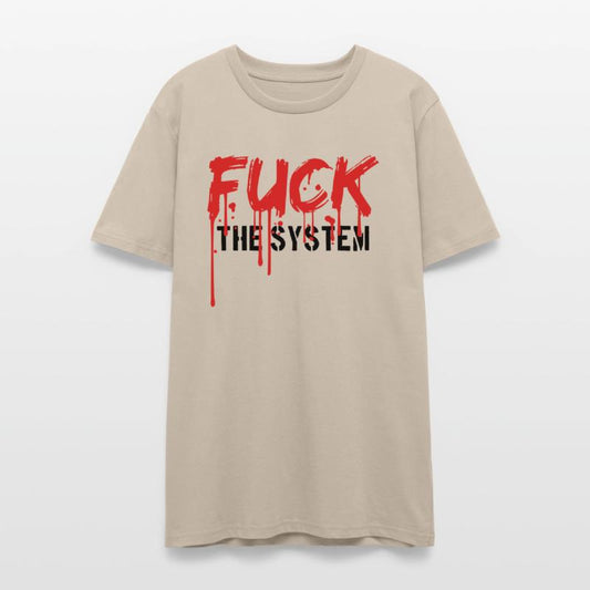 spray graffiti blood drop rebellious fuck the syst