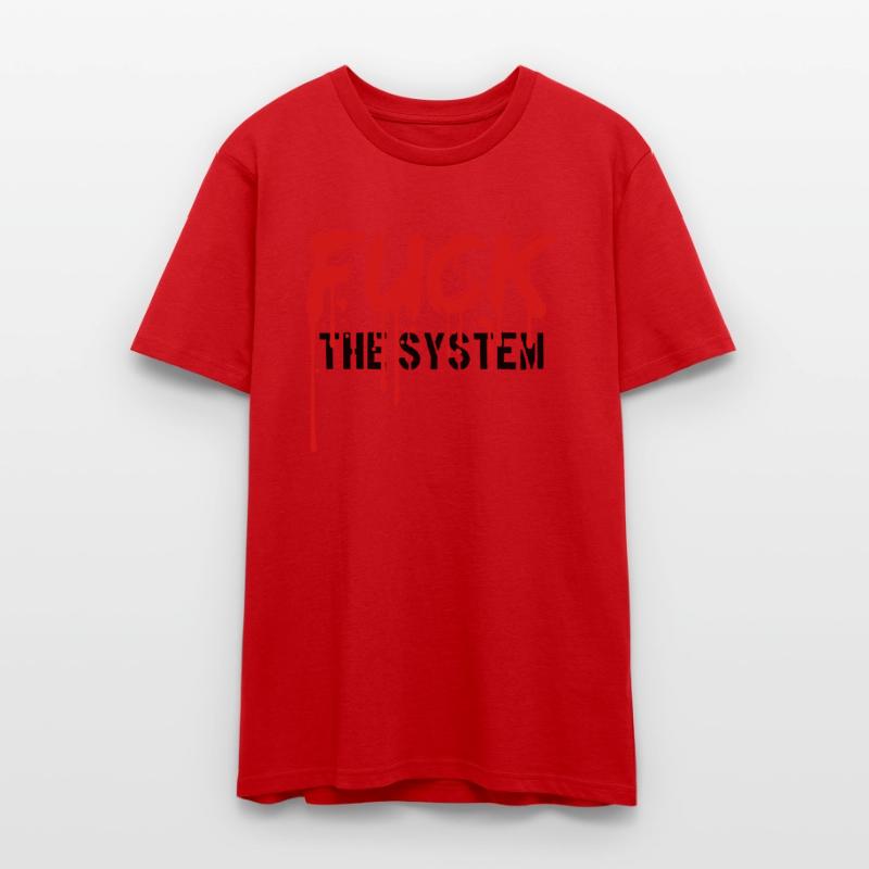 spray graffiti blood drop rebellious fuck the syst