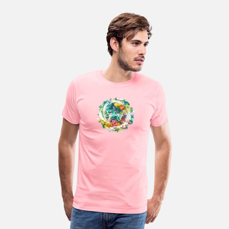 Spring Floral Explosion T-Shirt Design
