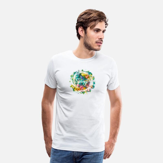 Spring Floral Explosion T-Shirt Design