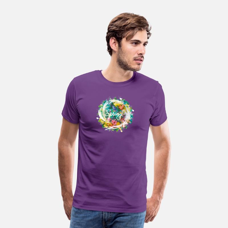Spring Floral Explosion T-Shirt Design