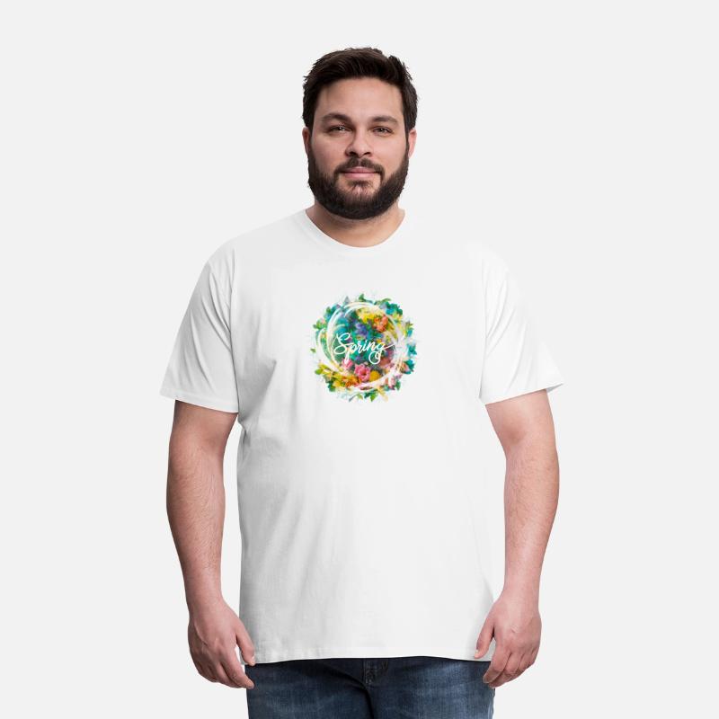 Spring Floral Explosion T-Shirt Design
