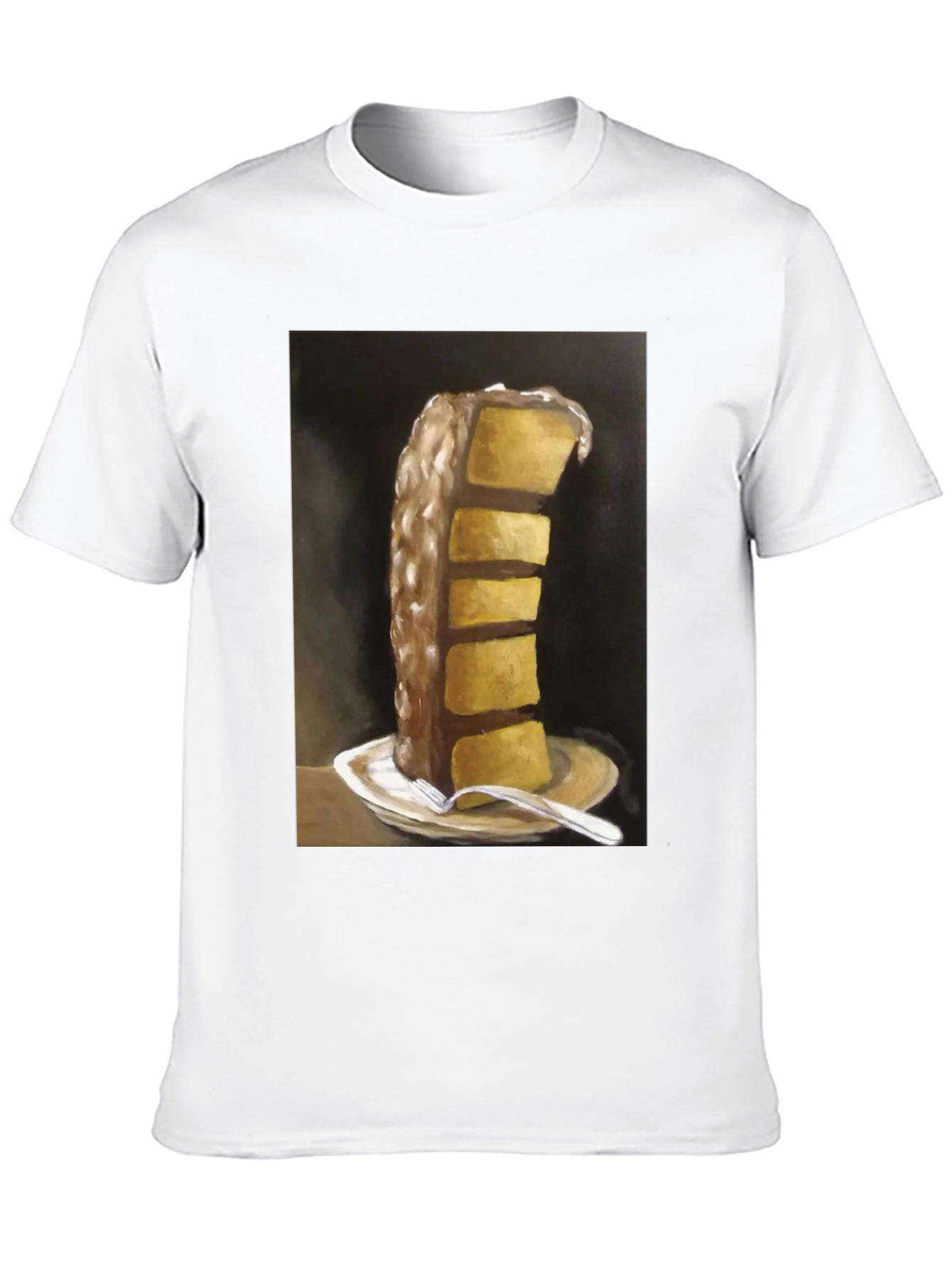 Cake Slice Graphic Tee - Foodie Fashion
