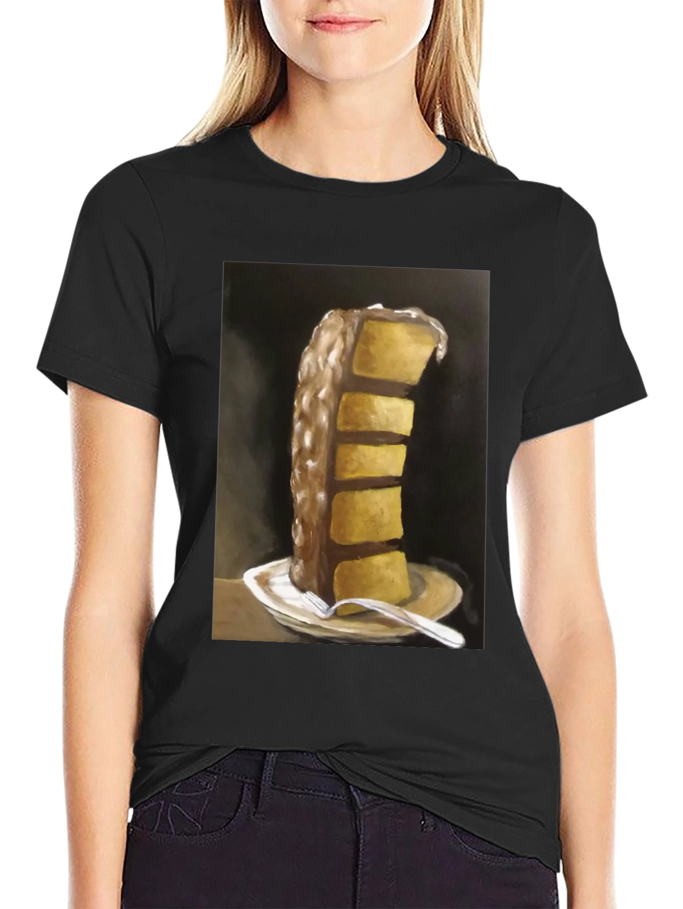 Cake Slice Graphic Tee - Foodie Fashion