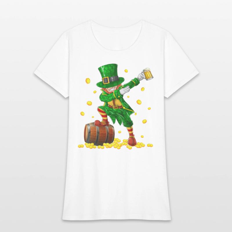 St Patricks Day Dabbing Dab Leprechaun Beer