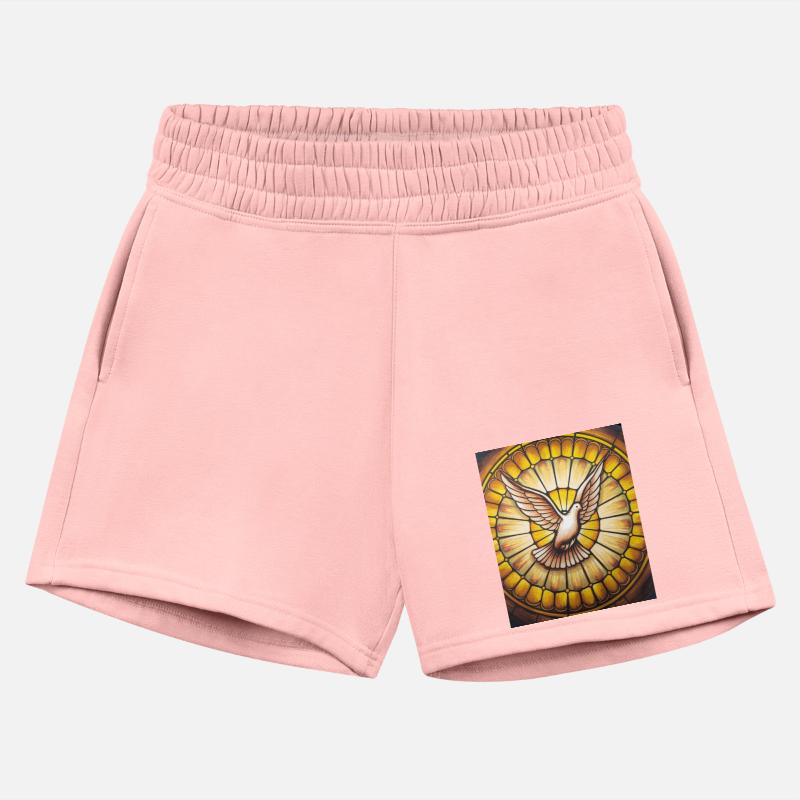 Stained Glass Dove in Flight - Peace & Spiritualit