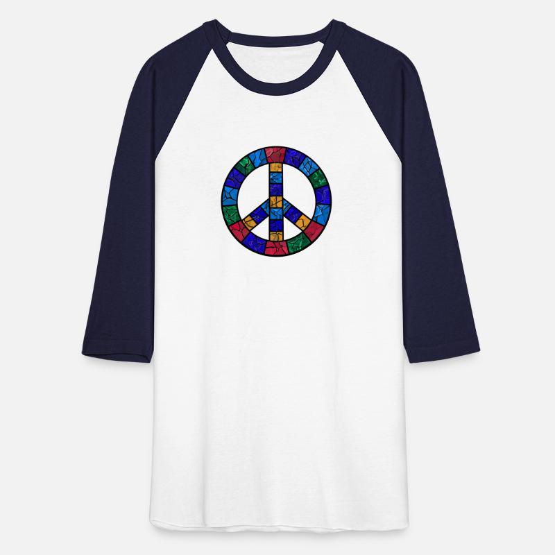 Stained Glass Peace Symbol